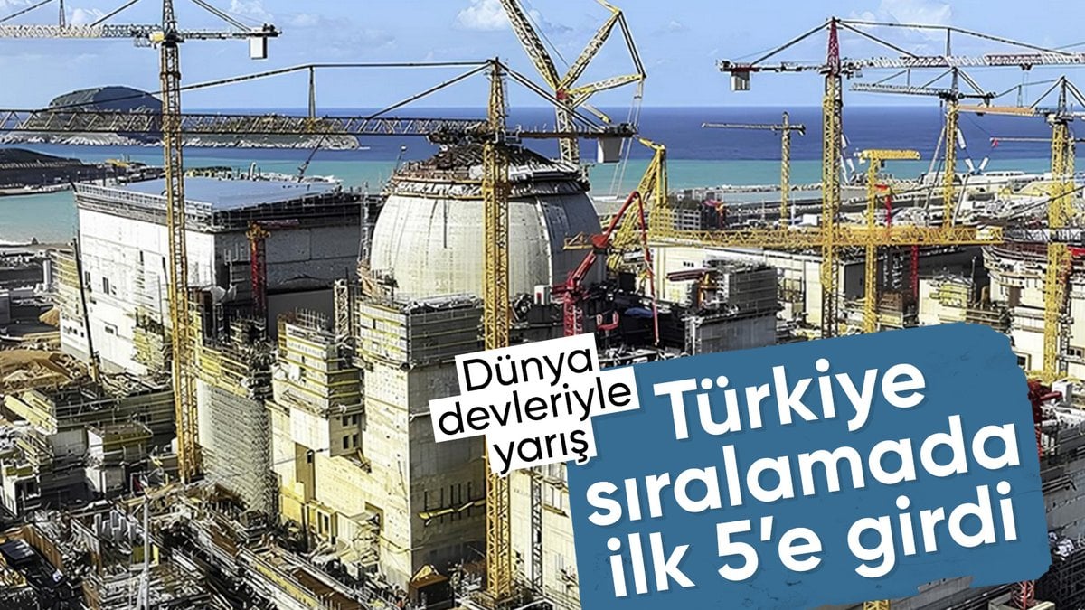 Küresel piyasalarda 69 nükleer reaktörde inşa sürüyor: Türkiye ilk 5’te