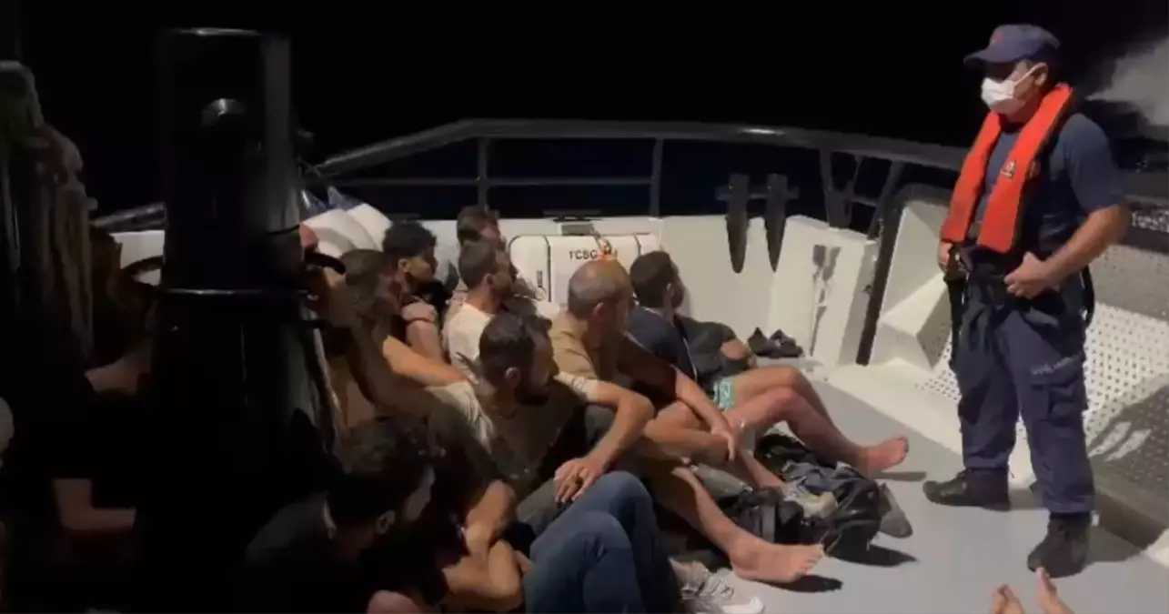 Marmaris ve Datça’da 58 Göçmen Kurtarıldı