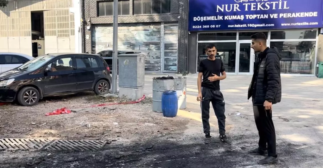 Bursa’da Elektrikli Araç Yangını