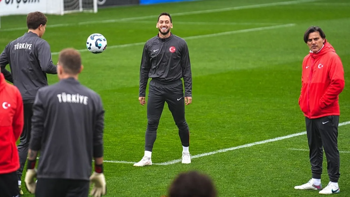 A Milli Futbol Takımı, Galler maçının İstanbul’daki hazırlıklarını tamamladı