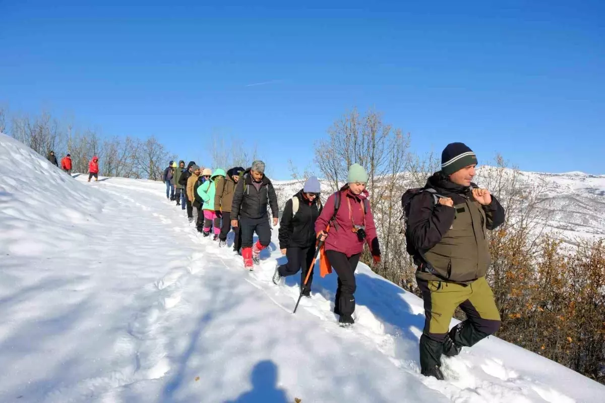 GÜDAK’tan Kar Manzaralı Doğa Yürüyüşü