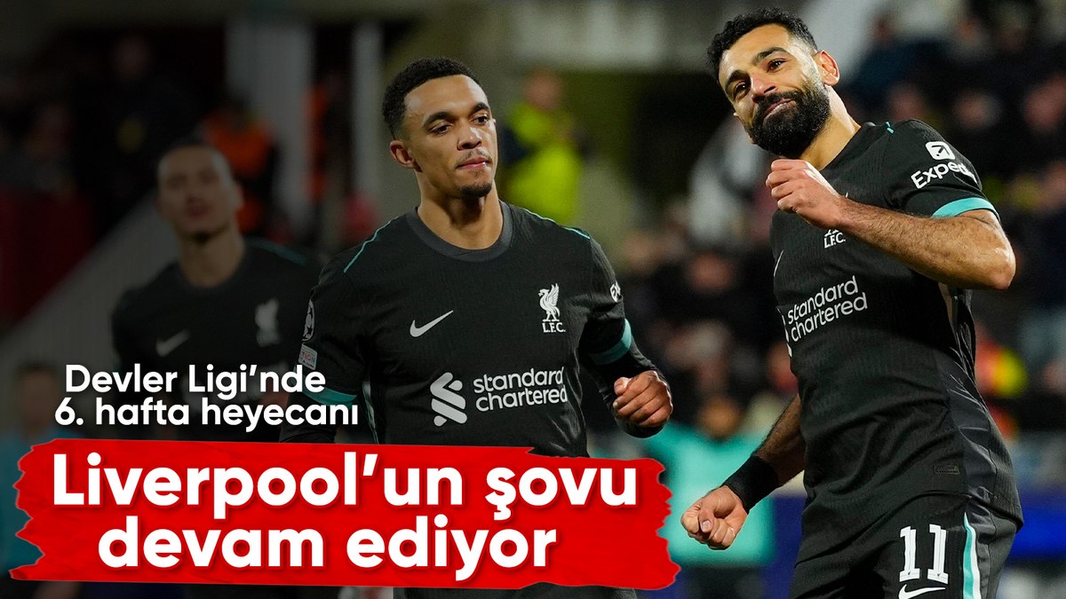 UEFA Şampiyonlar Ligi’nde gecenin sonuçları: Liverpool liderliğini sürdürdü